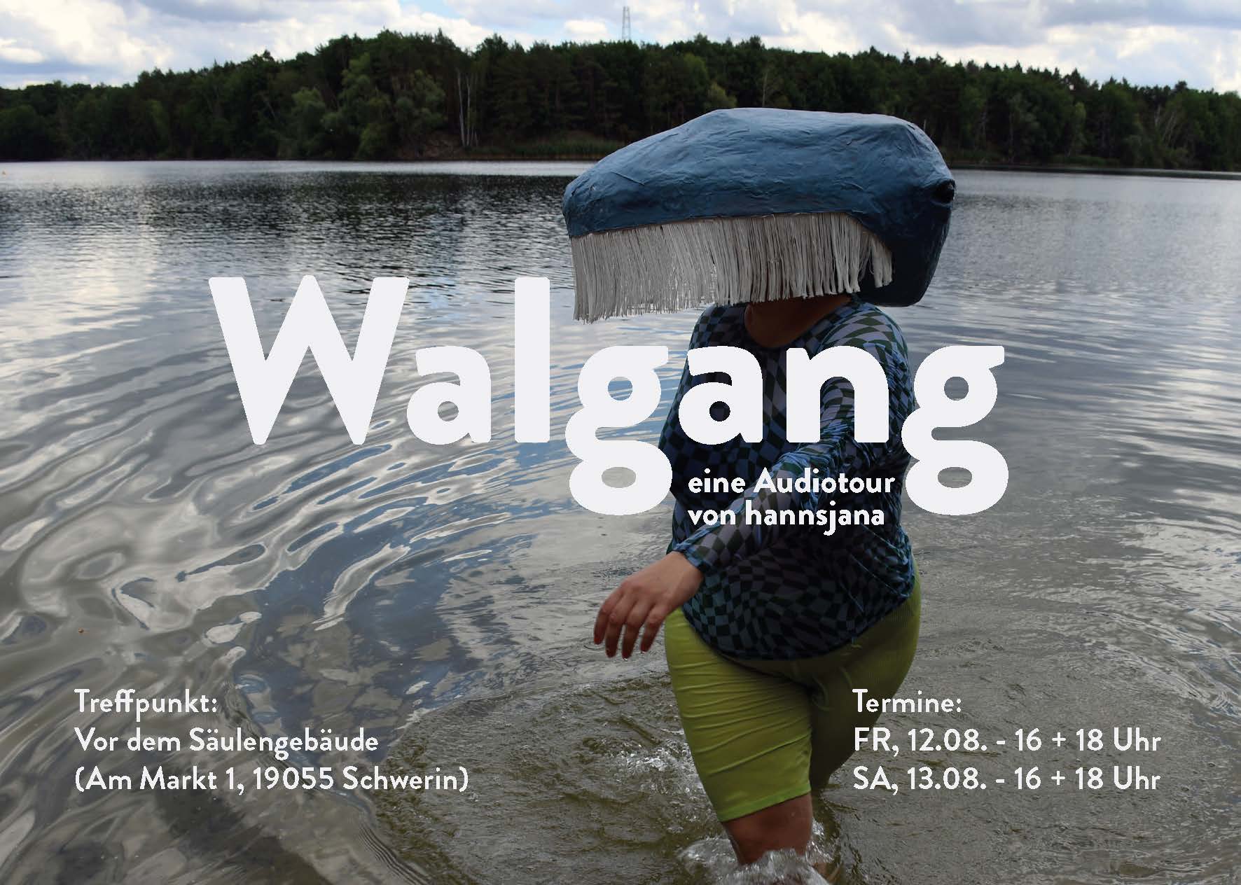 Walgang - ein Audiowalk durch Schwerin © Gestaltung: Melek Dindar/ Foto: Hannsjana