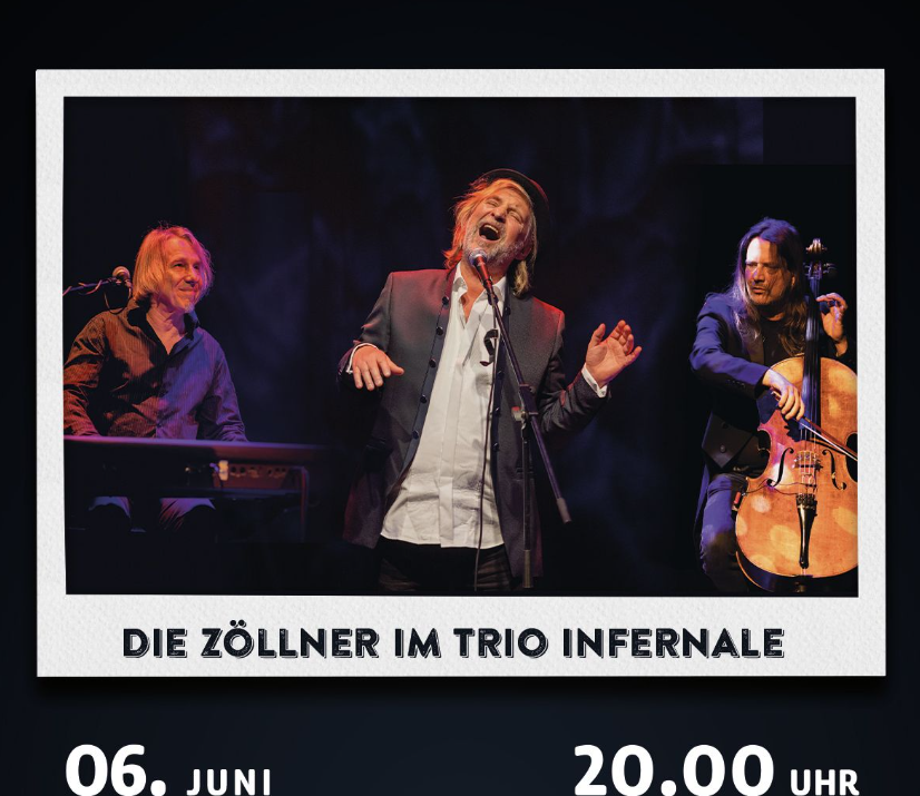DasStudioZwei – Studio Konzert mit Die Zöllner im Trio Infernale