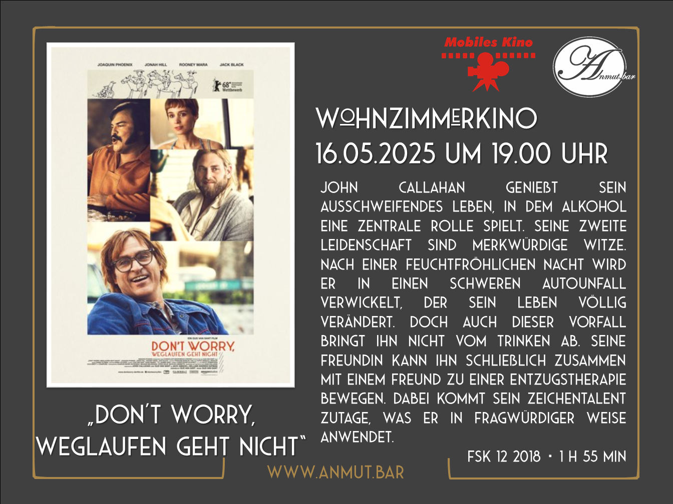 Wohnzimmerkino: „Don’t worry, weglaufen geht nicht“