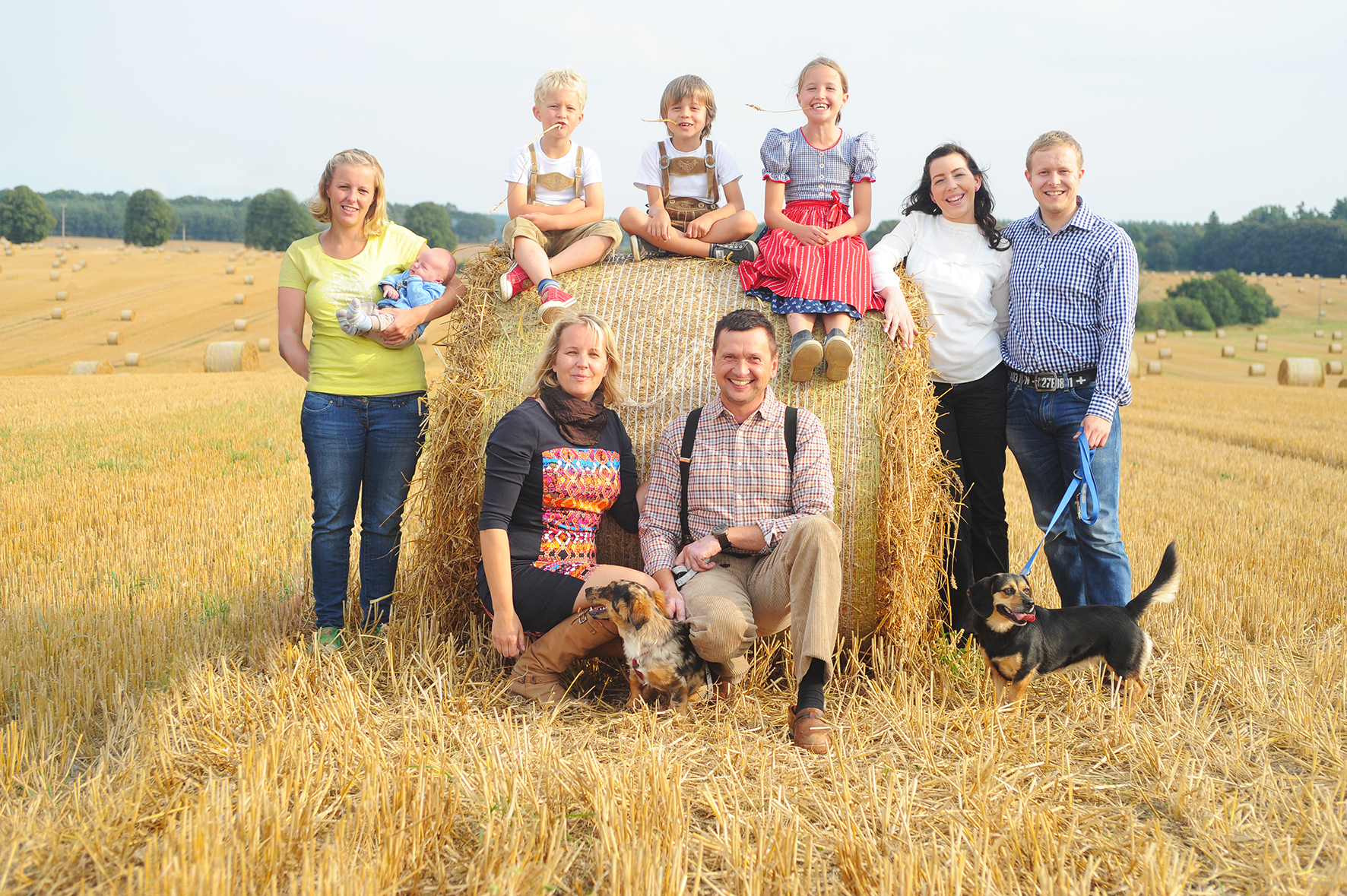 Gastgeber Familie Klingohr © Golchener Hof M. Müller