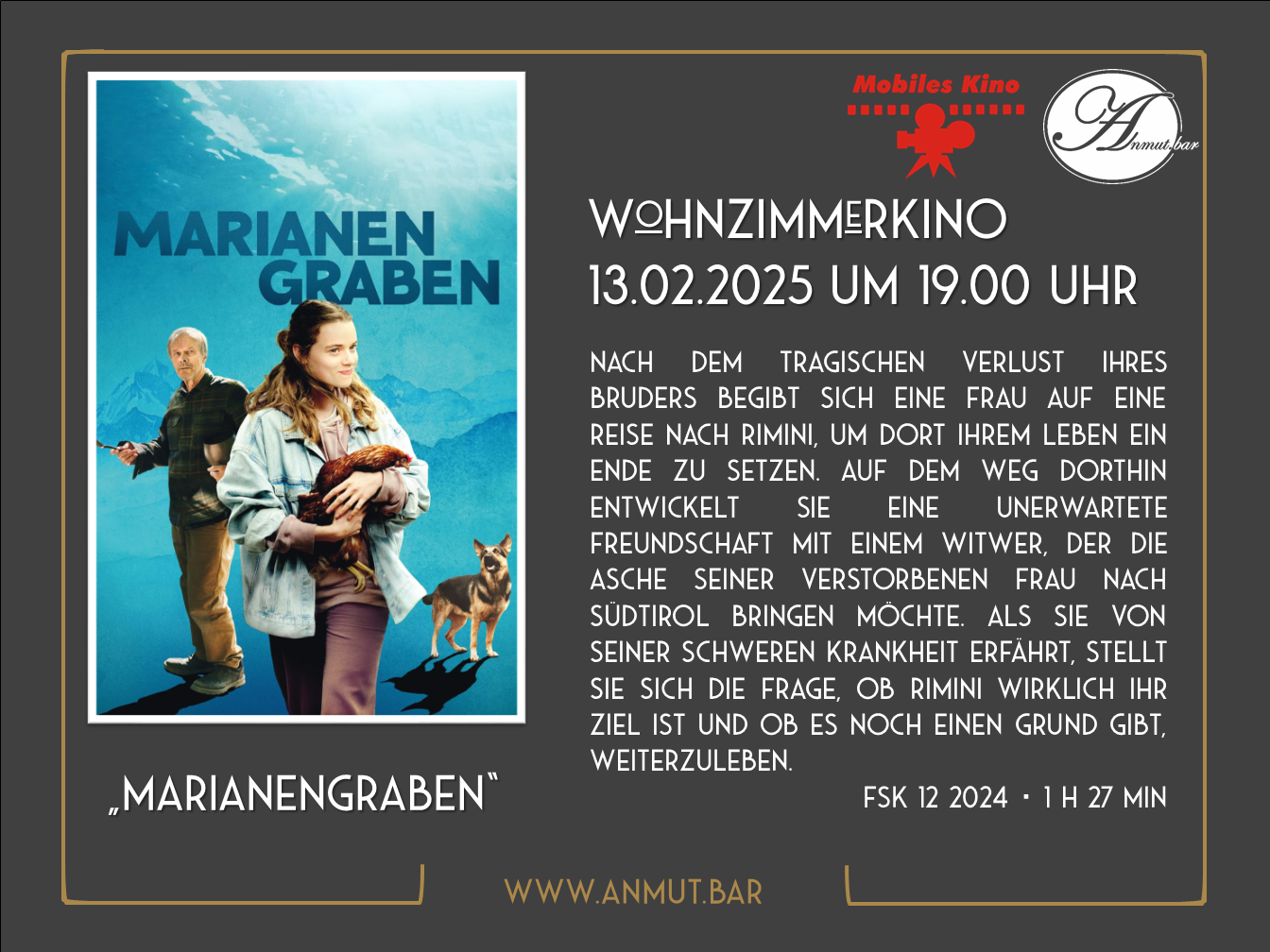 Wohnzimmerkino: „Marianengraben“