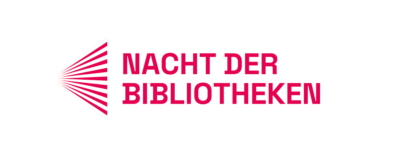 Nacht der Bibliotheken 2025_Logo_neg_rot