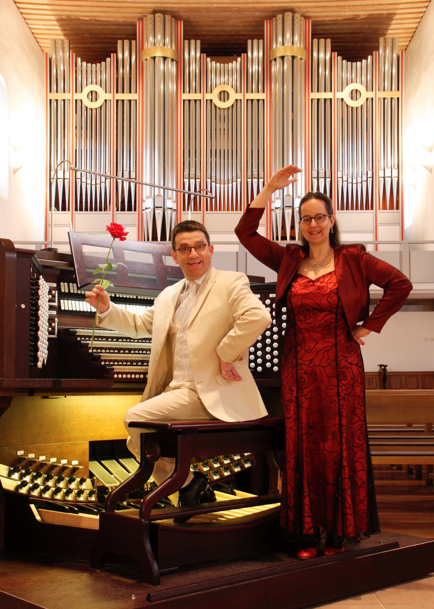 Orgel-Duo Lenz - Die Orgel tanzt  © Carsten Lenz