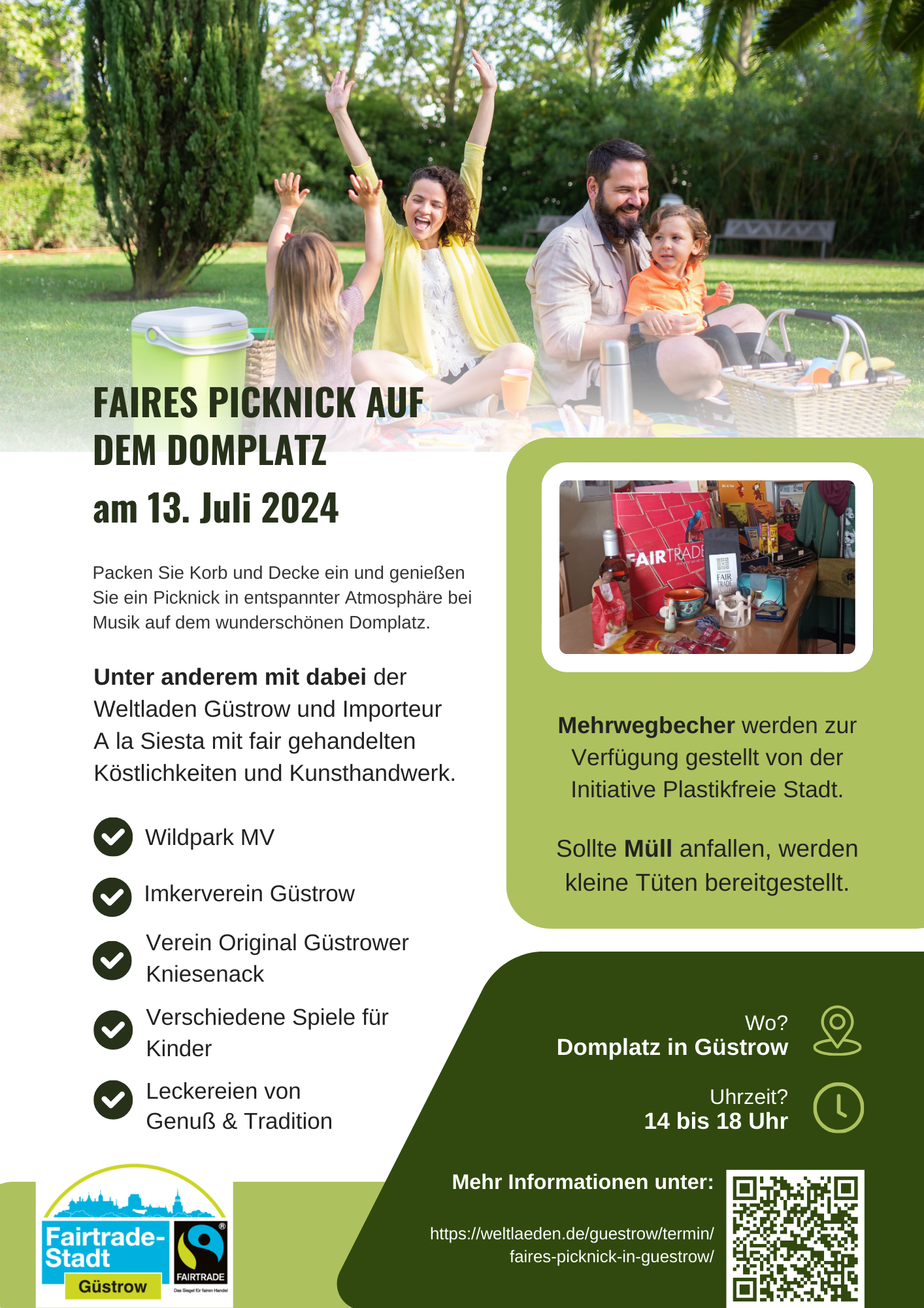 Faires Picknick in Güstrow