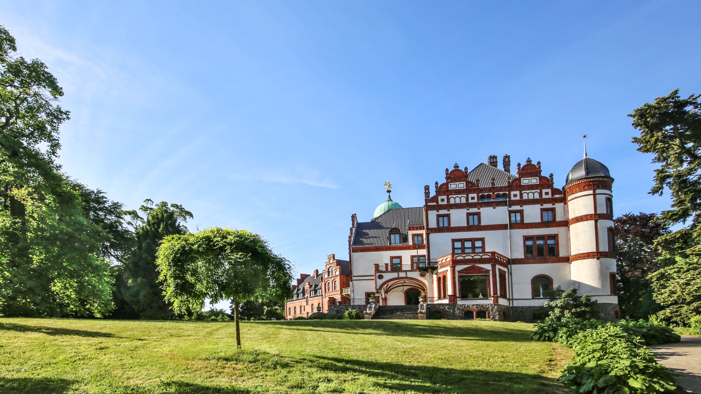 Das Schloss Wiligrad wurde im Stil der Neorenaissance errichtet. © TMV/ Gohlke