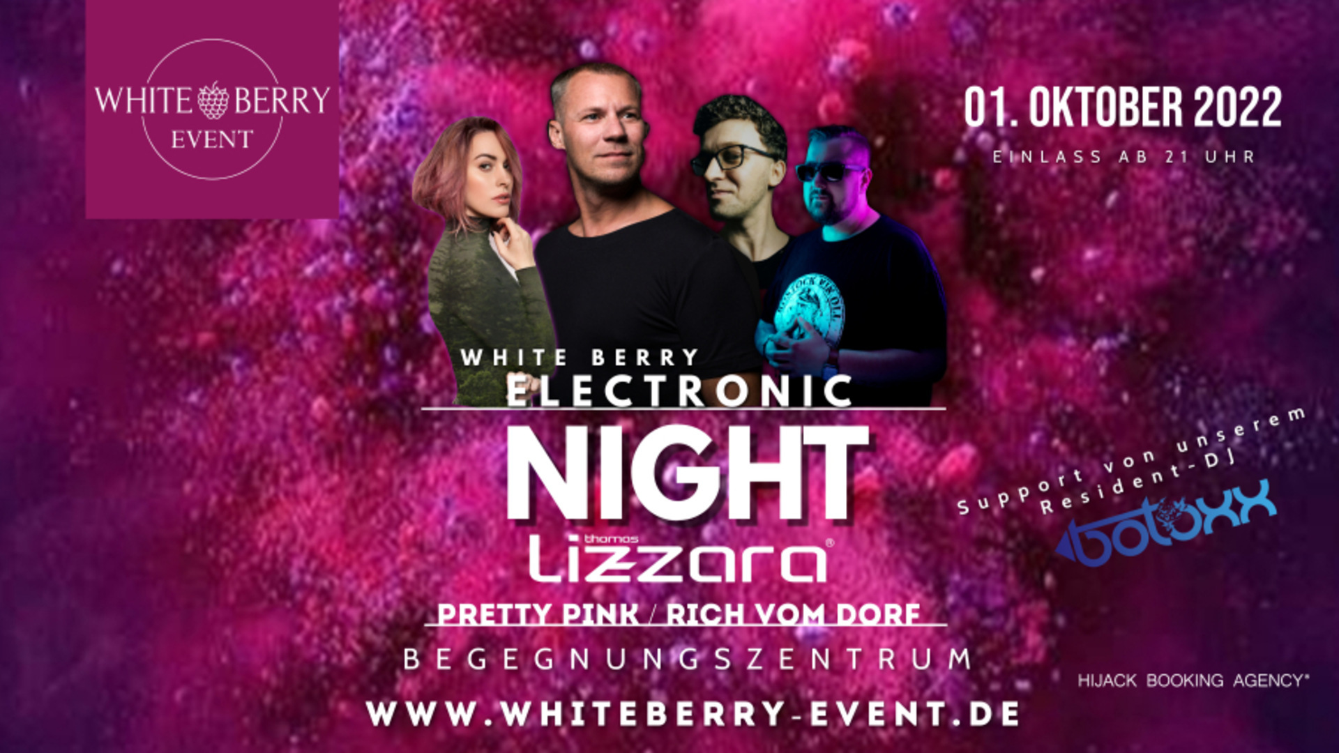 Stadt Flyer Electronic Night