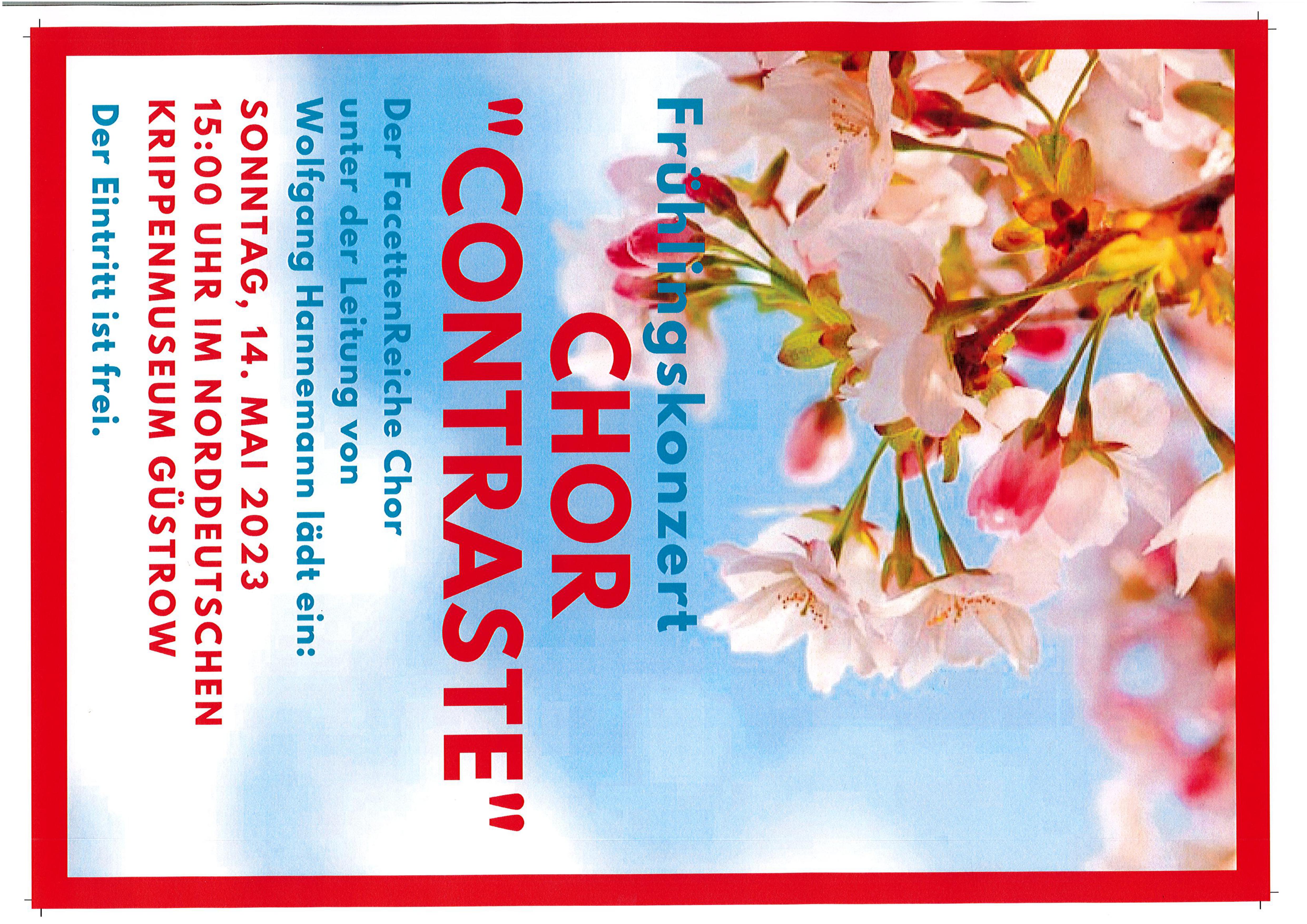 Frühlingskonzert Chor „Contraste“