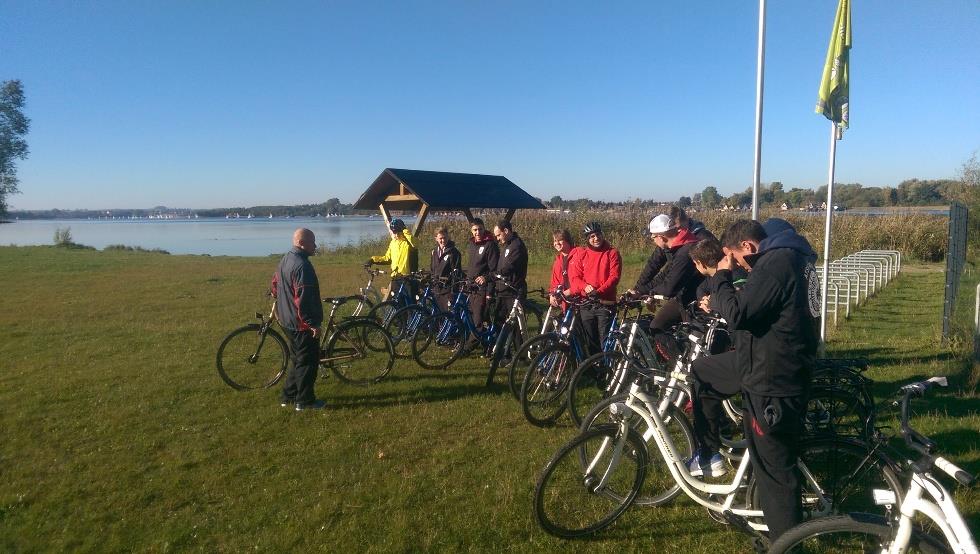 Fahrrad-Gruppe am Inselsee in Güstrow © Sven-Erik Muskulus