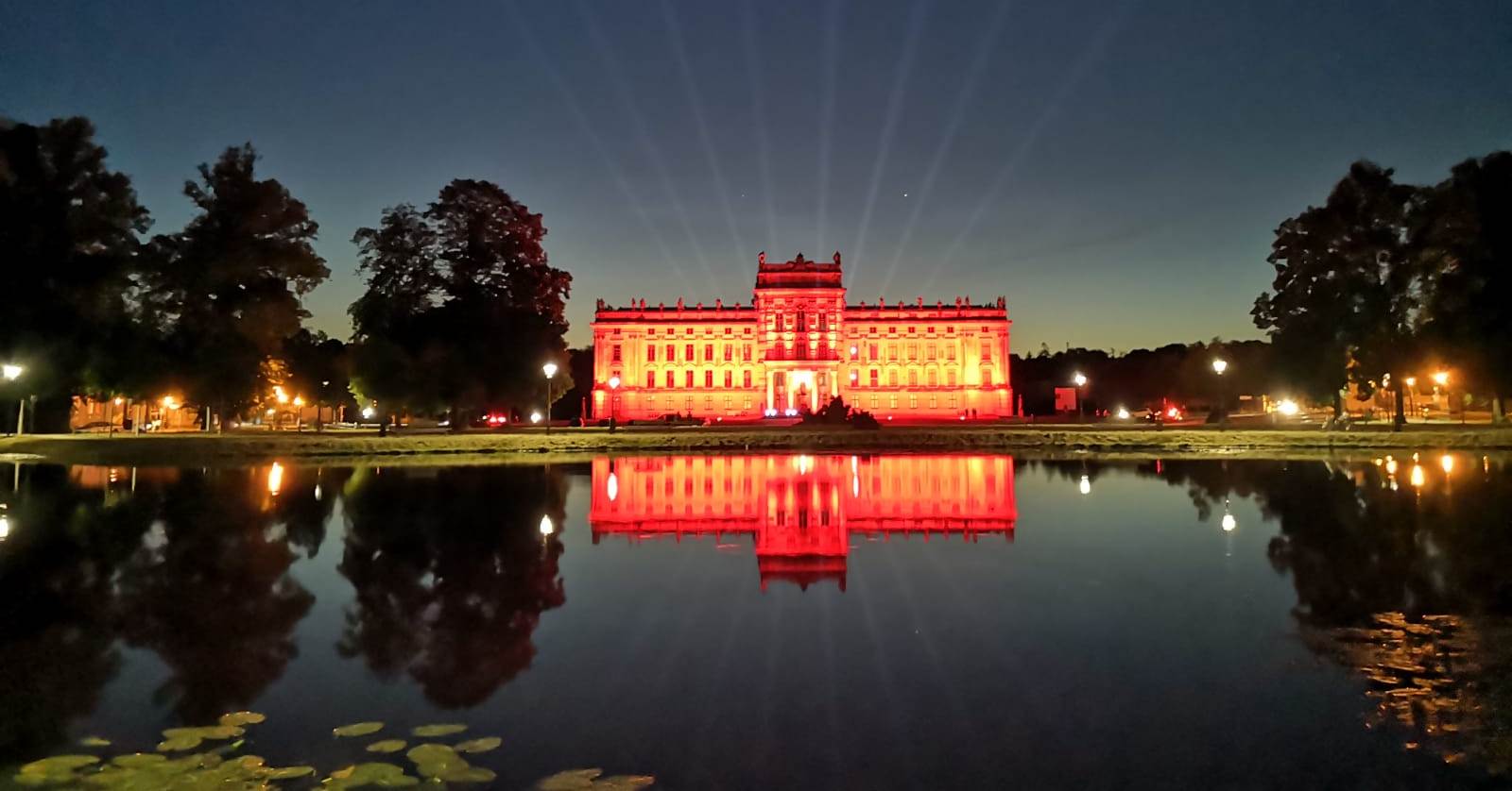 Schloss Ludwigslust - Night of Light 2020 - Tonkreis VAT © ©Panda