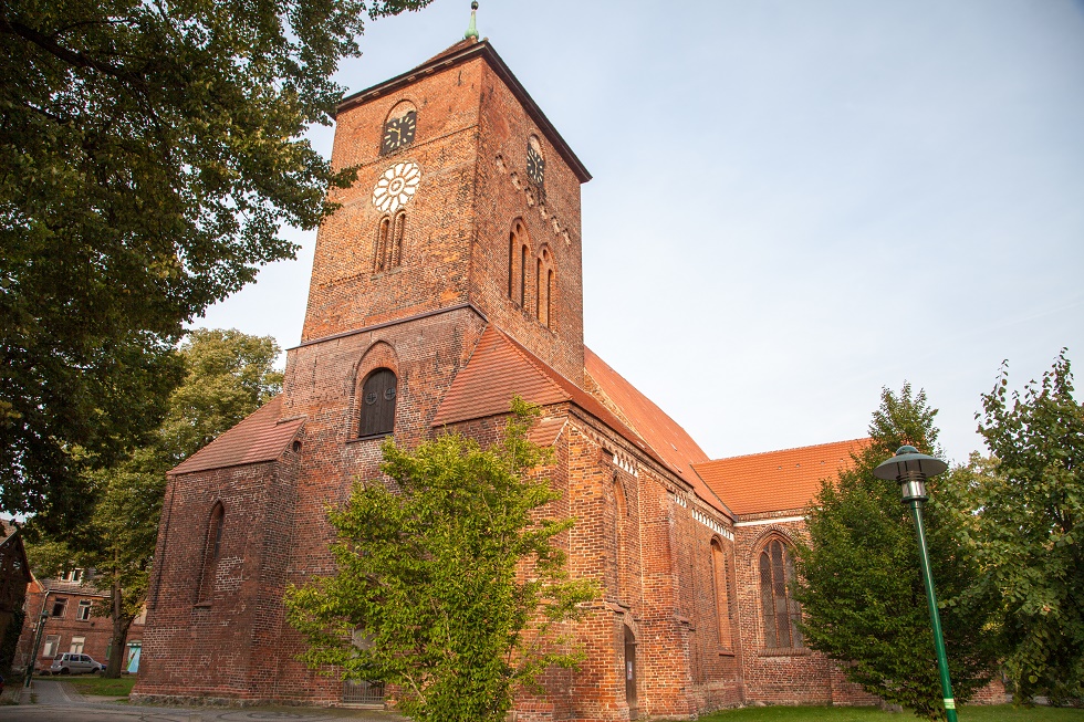 Die Stadtkirche Grevesmühlen wurde über viele Jahrhunderte immer wieder umgebaut. © Frank Burger