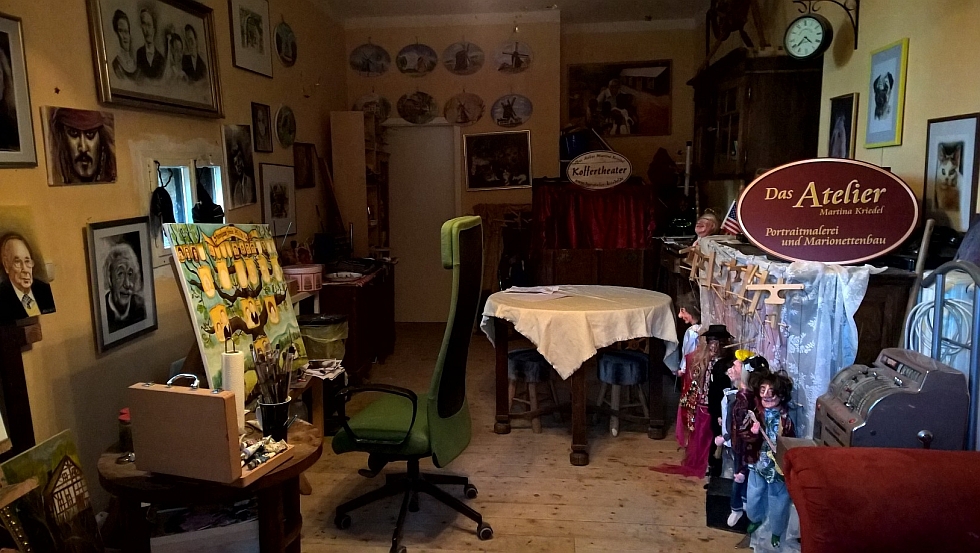 Das Atelier Martina Kriedel © Martina Kriedel