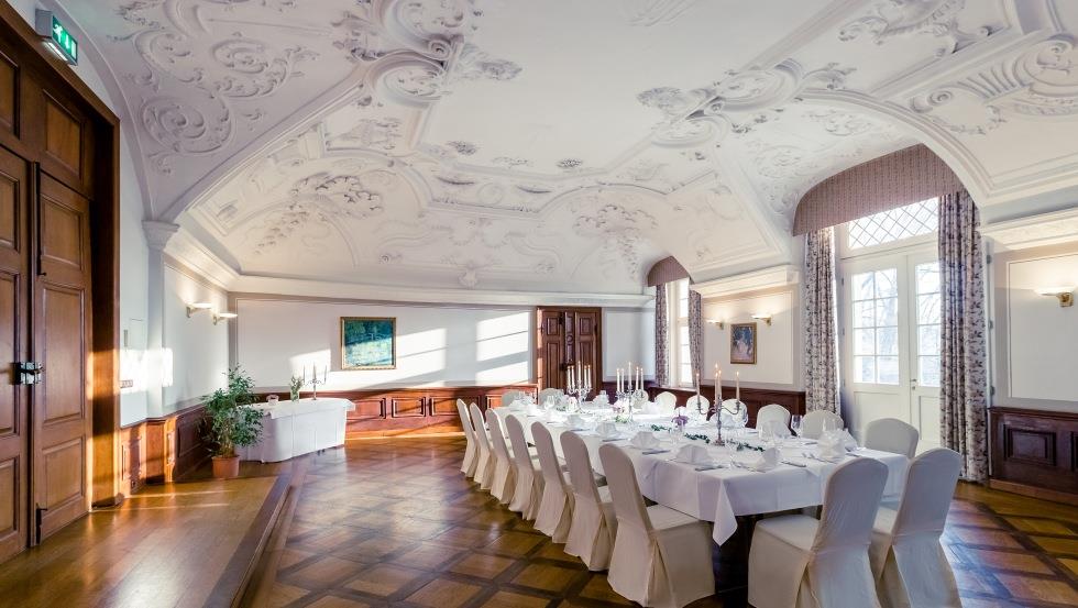 Caesarsaal im Hotel Schloss Neustadt-Glewe © Hotel Schloss Neustadt-Glewe