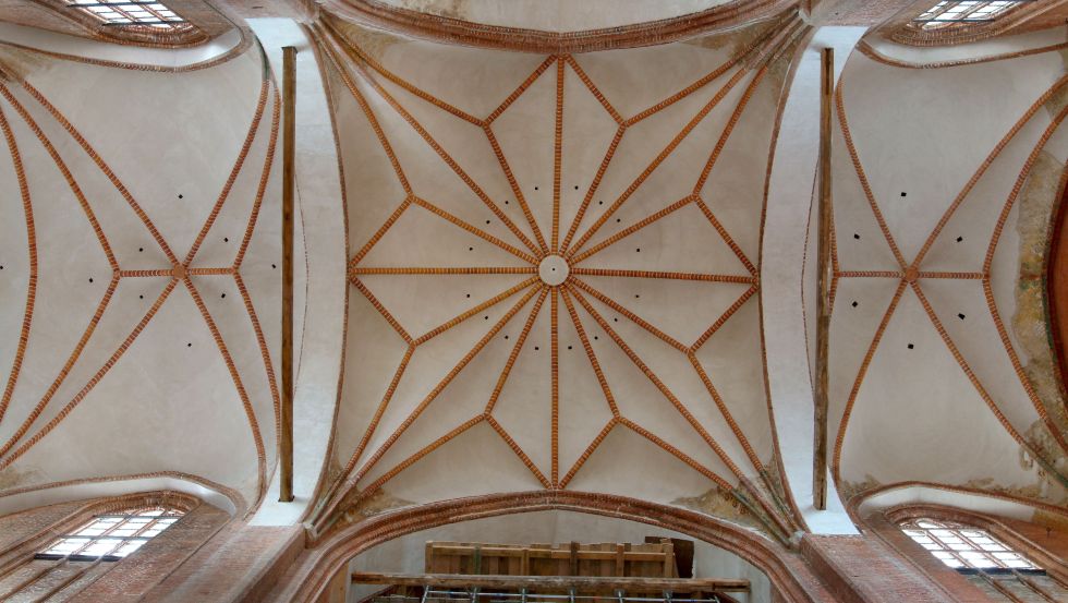 Gewölbe von St. Georgen © Hansestadt Wismar, H. Volster