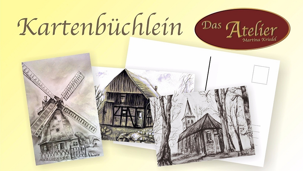 Das Kartenbüchlein - historische Gebäude im Landkreis Ludwigslust/Parchim © Martina Kriedel