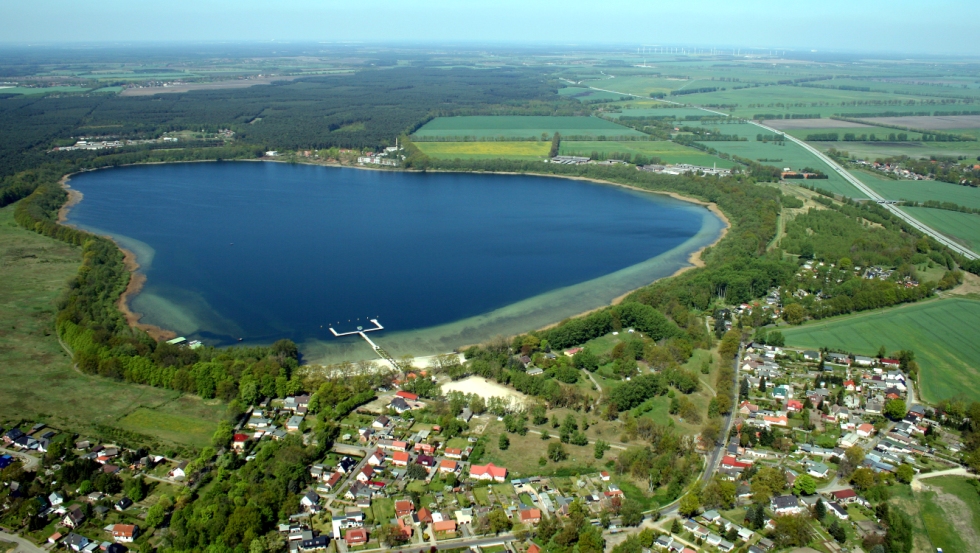 Luftbild Stadt und Neustädter See © TV Mecklenburg-Schwerin e.V.