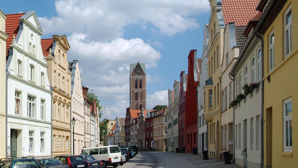 Lübsche Straße der Hansestadt Wismar © Hansestadt Wismar, H.Volster 
