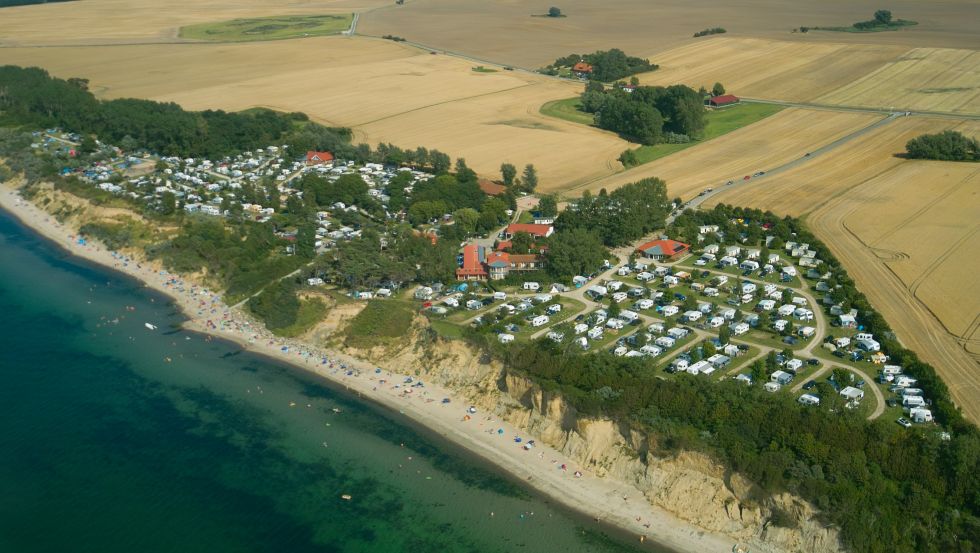 Luftaufnahme des Ostseecamps Seeblick © Ostseecamp Seeblick