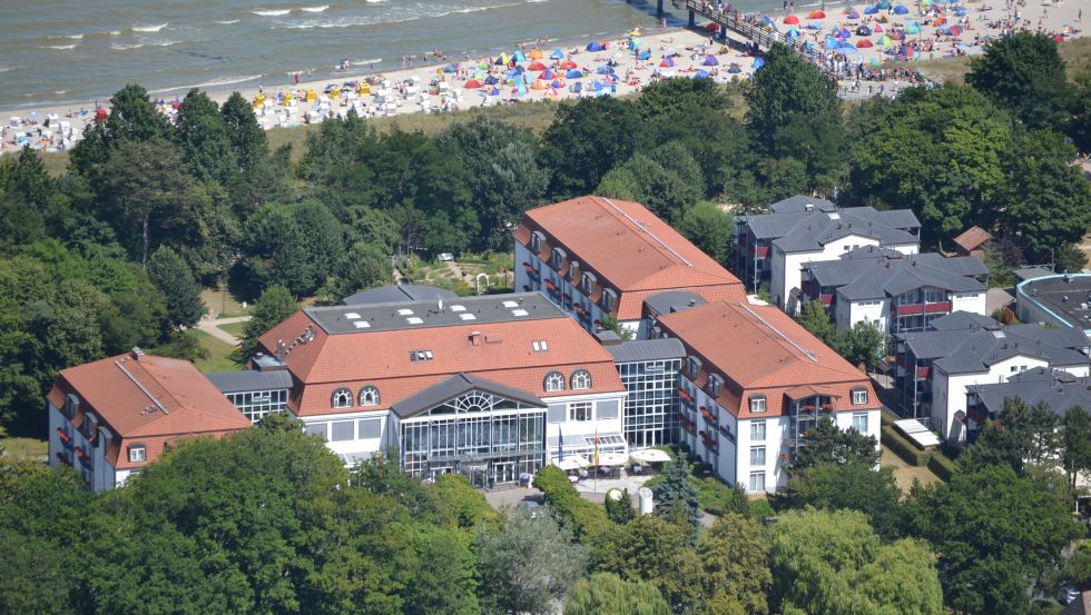 Aerial photo of Seehotel Großherzog von Mecklenburg © Seehotel Großherzog von Mecklenburg