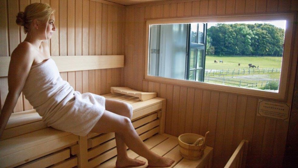 Entspannen Sie im Saunabereich der Gutshofanlage. © Ferien & Pferdehof Gut Klein Nienhagen