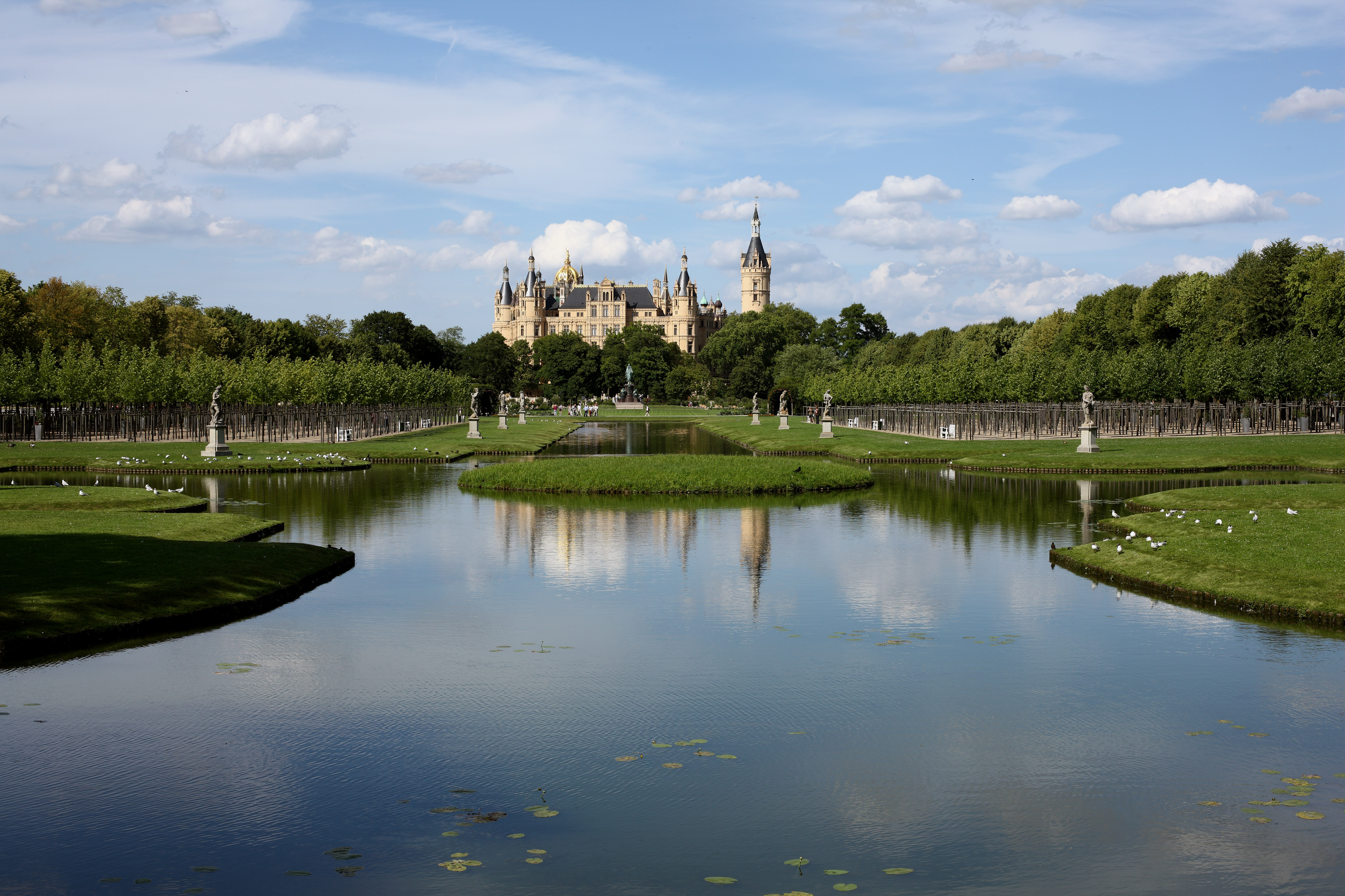 Schloss Schwerin mit Schlosspark © Foto: Gabriele Bröcker, Staatliches Museum Schwerin