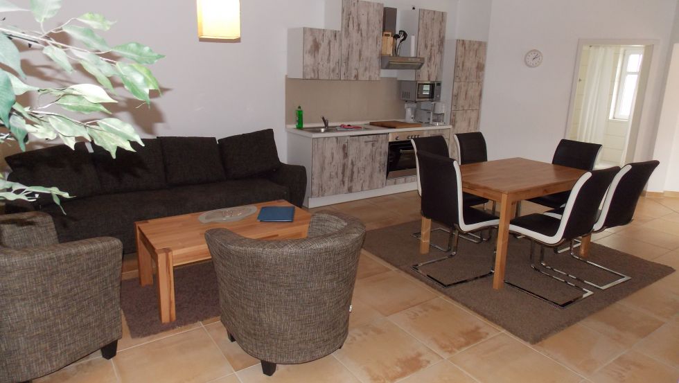 Wohnbereich Ferienwohnung Villa Aranka © Apart Hotel Villa Aranka