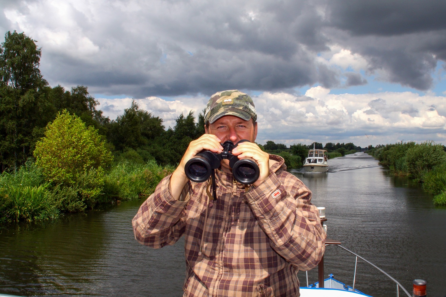 Bootsfahrt auf dem Störkanal mit Lewitzranger Ralf Ottmann © Ralf Ottmann/lewitzfotograf.de
