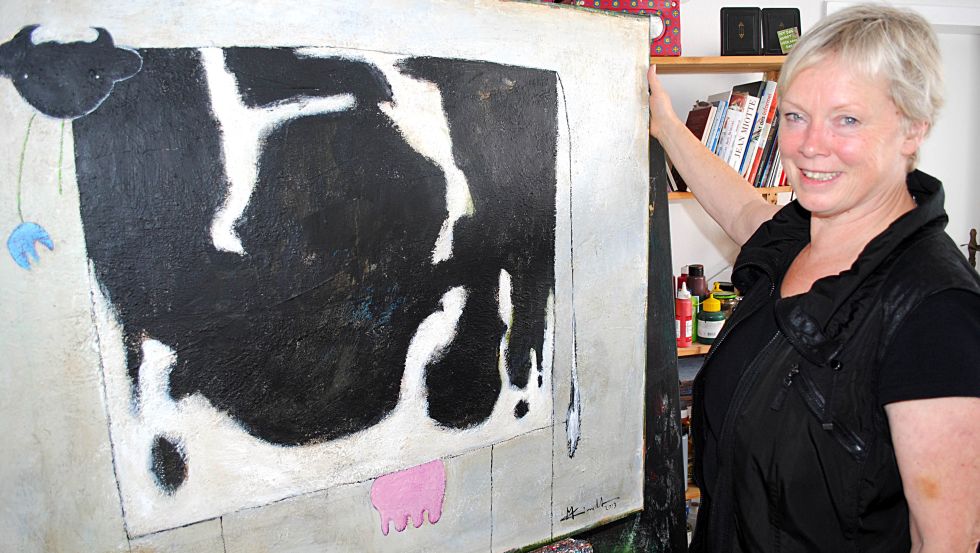 „Viele „Lieder kennt der Wind“, Bilder in Acryl von Marianne Kindt
