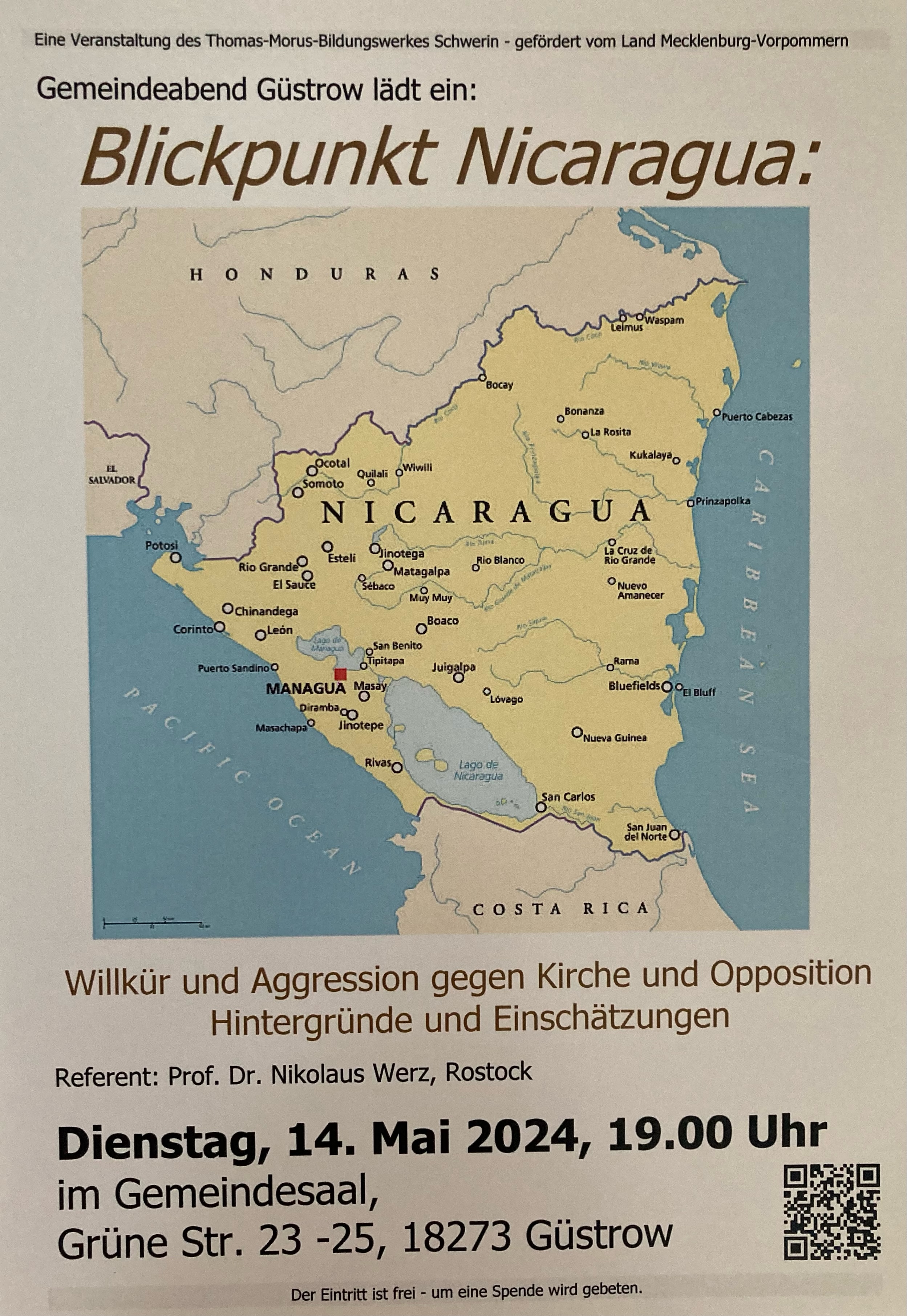 Blickpunkt Nicaragua: Willkür und Agression gegen Kirche und Opposition – Hintergründe und Einschätzung