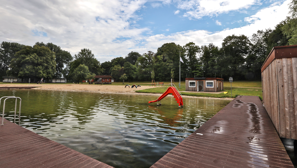 Das Strandbad Zarrentin ist bei Familien sehr belieb © TMV/Gohlke