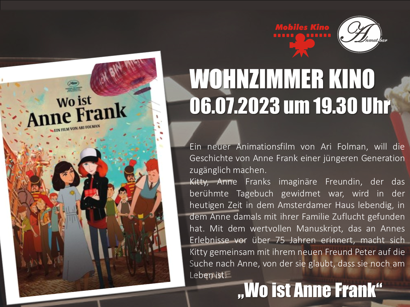 Wohnzimmerkino: „Wo ist Anne Frank“